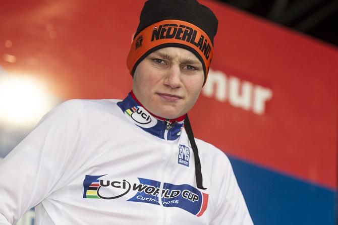 Mathieu van der Poel kept his World Cup lead