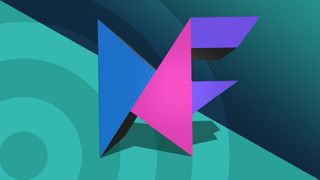 One of the best mockup software picks, MockFlow, against a techradar two tone background