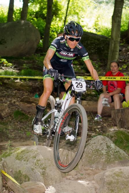 Monique Pua Mata through the Fire Lane rock drop
