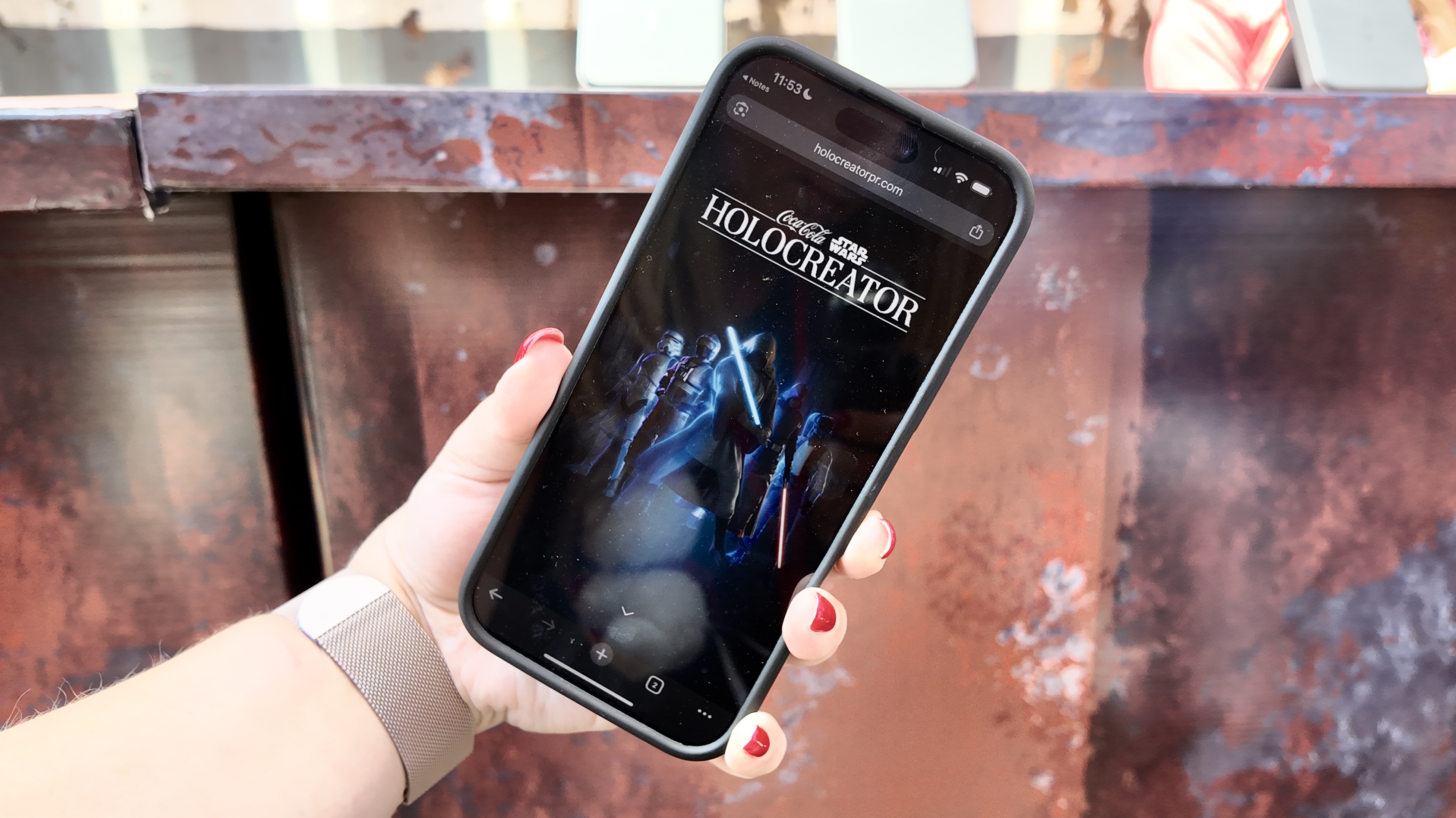 Holocreator app Coca Cola x Star Wars
