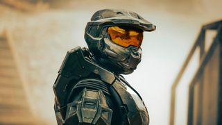 A still of Master Chief from Paramount Plus' Halo series