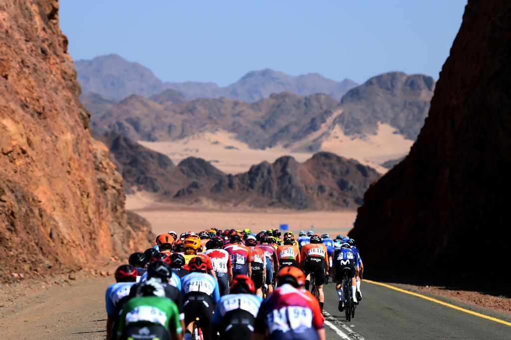 The Saudi Tour raced through the desert on stage 1