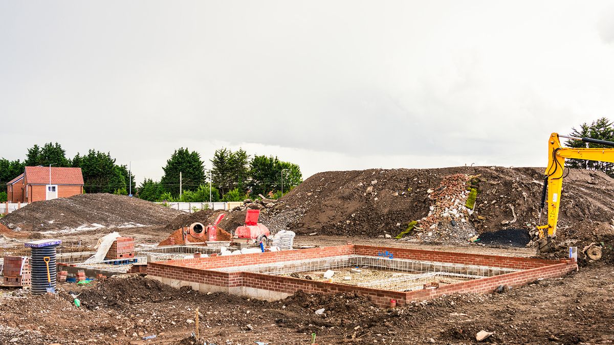 digging foundations