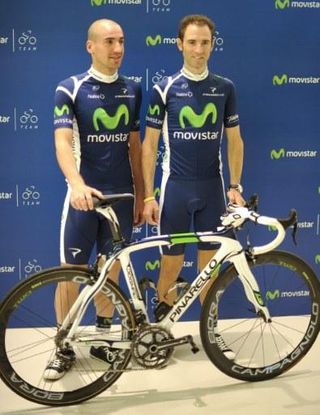 Juan Jose Cobo (left) and Alejandro Valverde are new additions for Movistar in 2012.