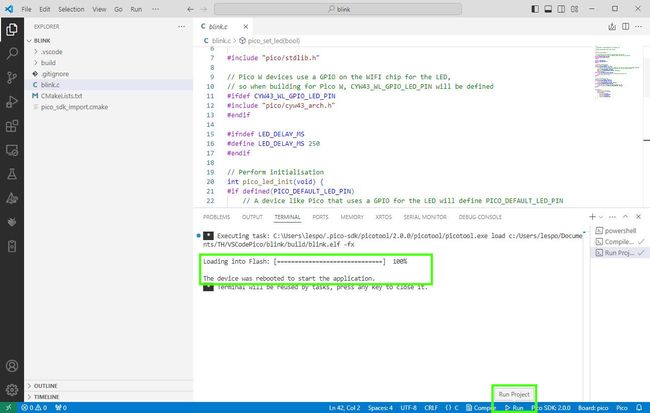 How to build Raspberry Pi Pico projects with Microsoft Visual Studio ...