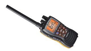 Product shot of the Cobra MR HH500, one of the best walkie talkies