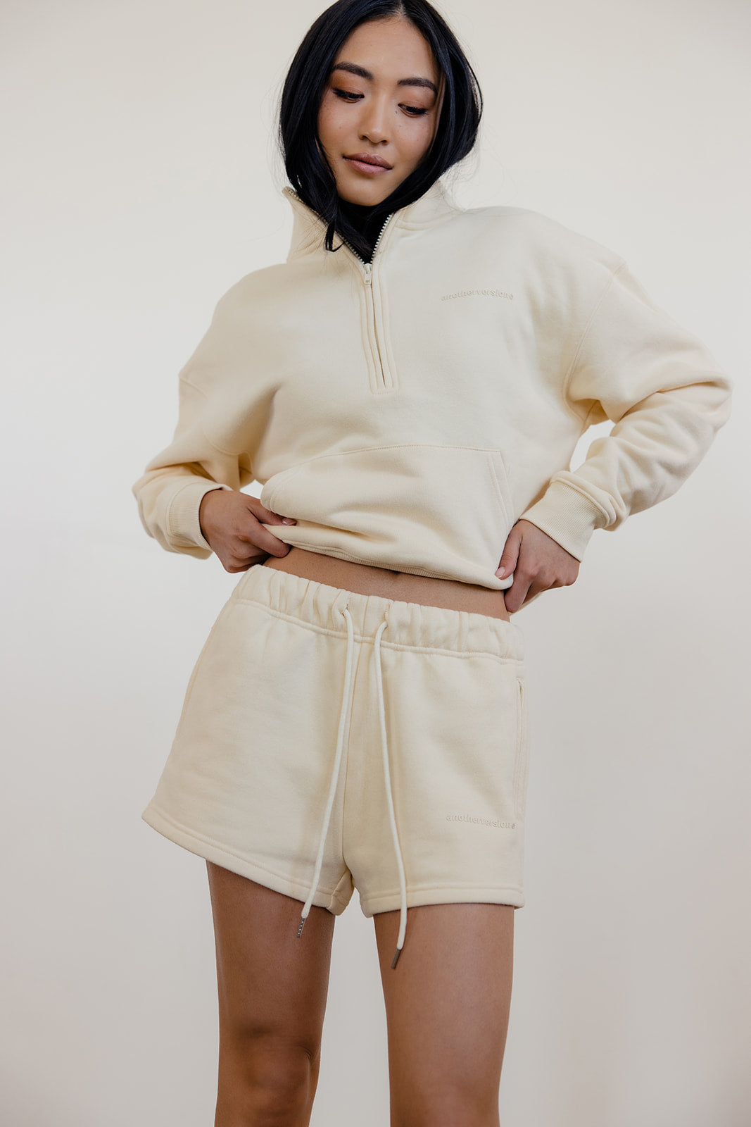 Fleece Fit Sweat Shorts - Butter Cream