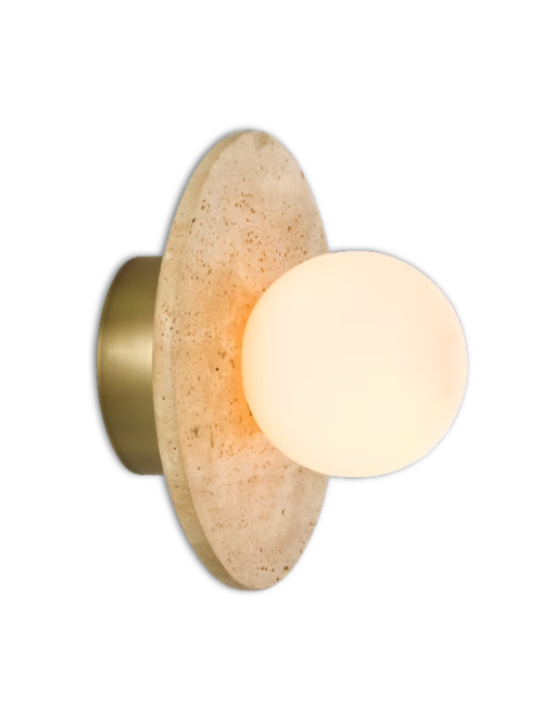 Bowl Marble Wall Light