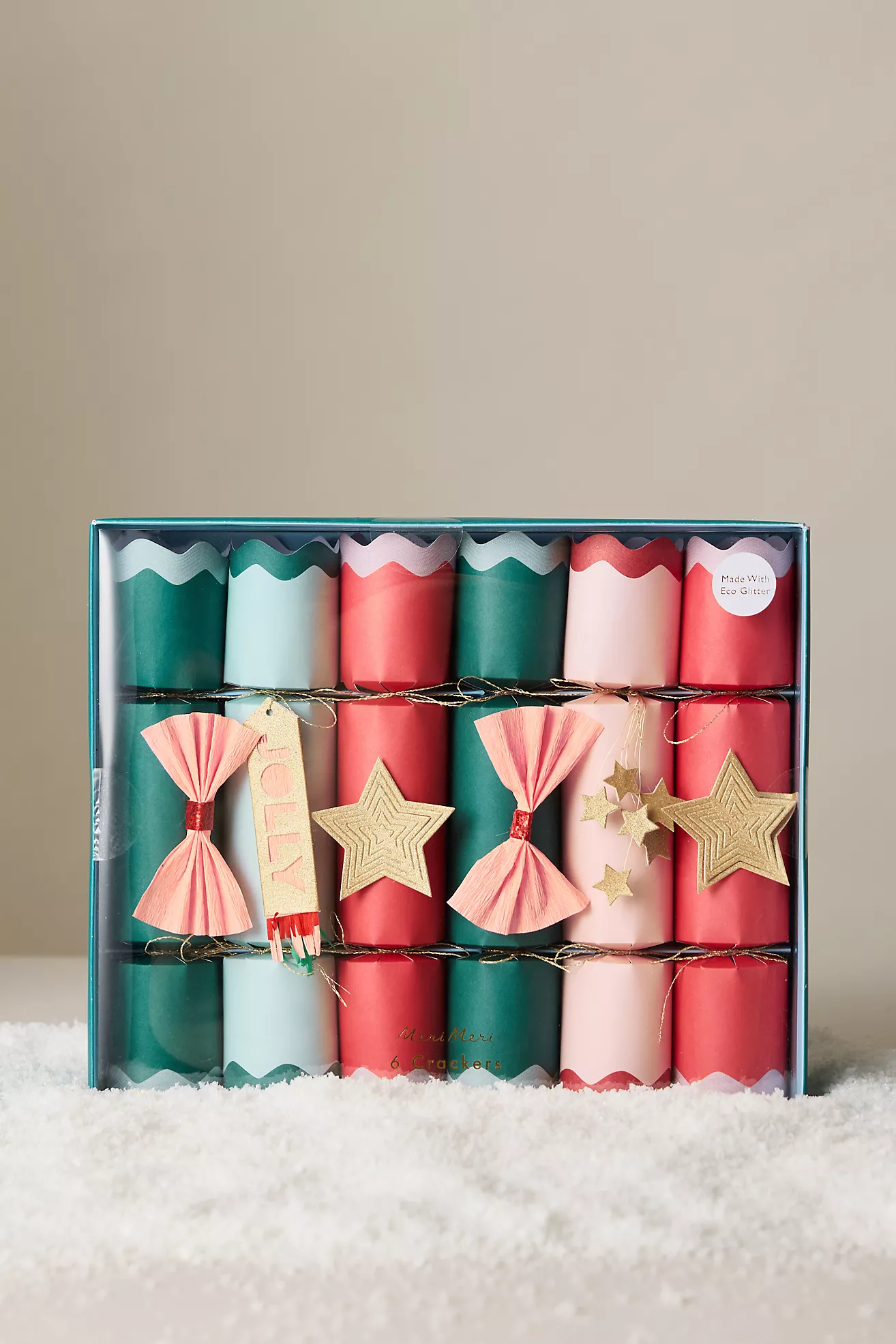 Meri Meri Mixed Christmas Crackers, Pack of 6