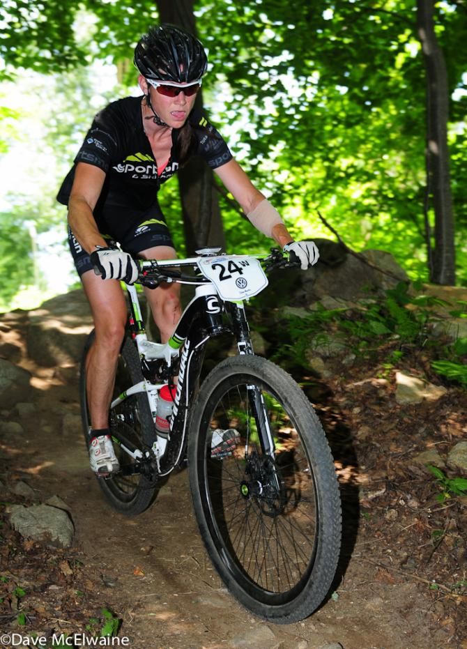 Rose Grant (Sportsman &amp; Ski Haus) riding in the top ten