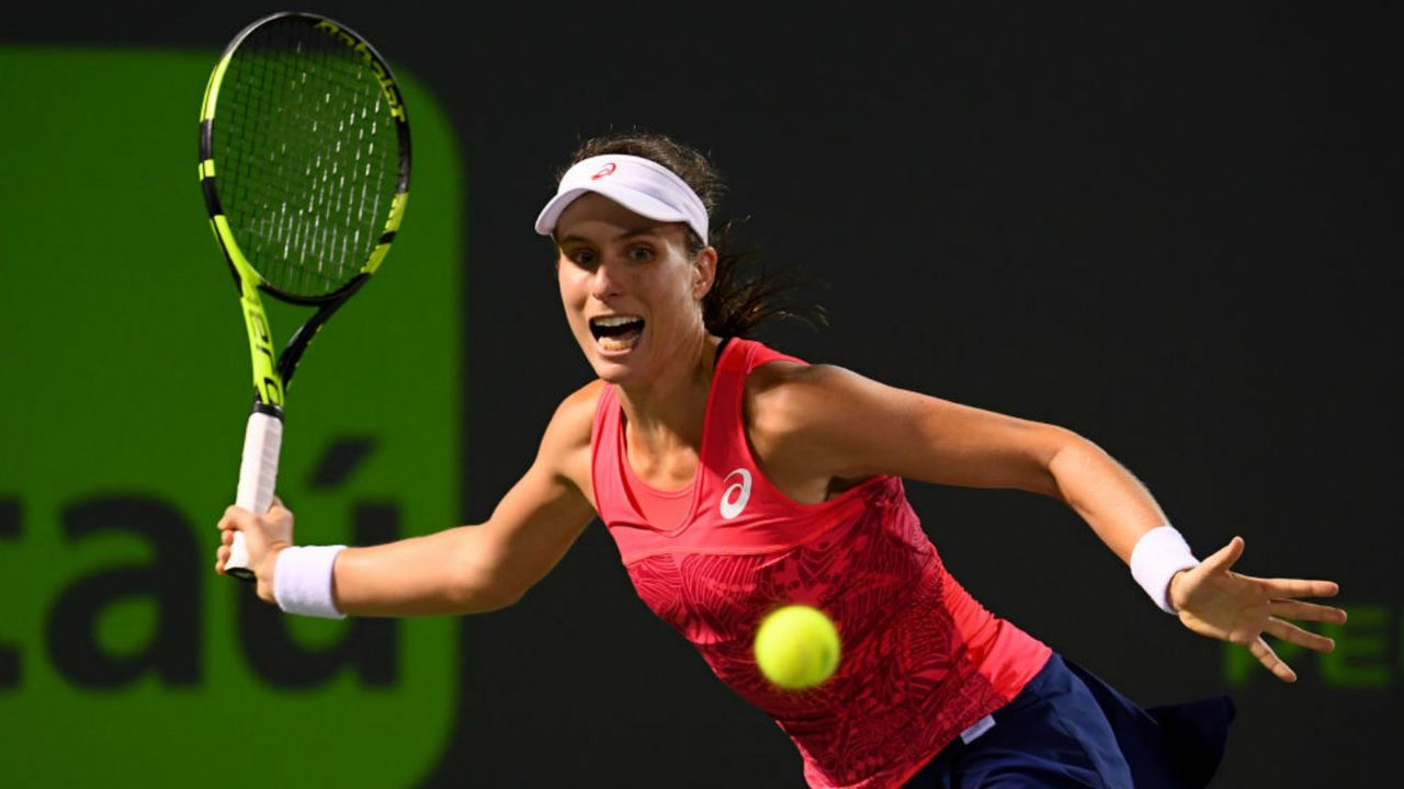 Johanna Konta defeats Venus Williams in Miami