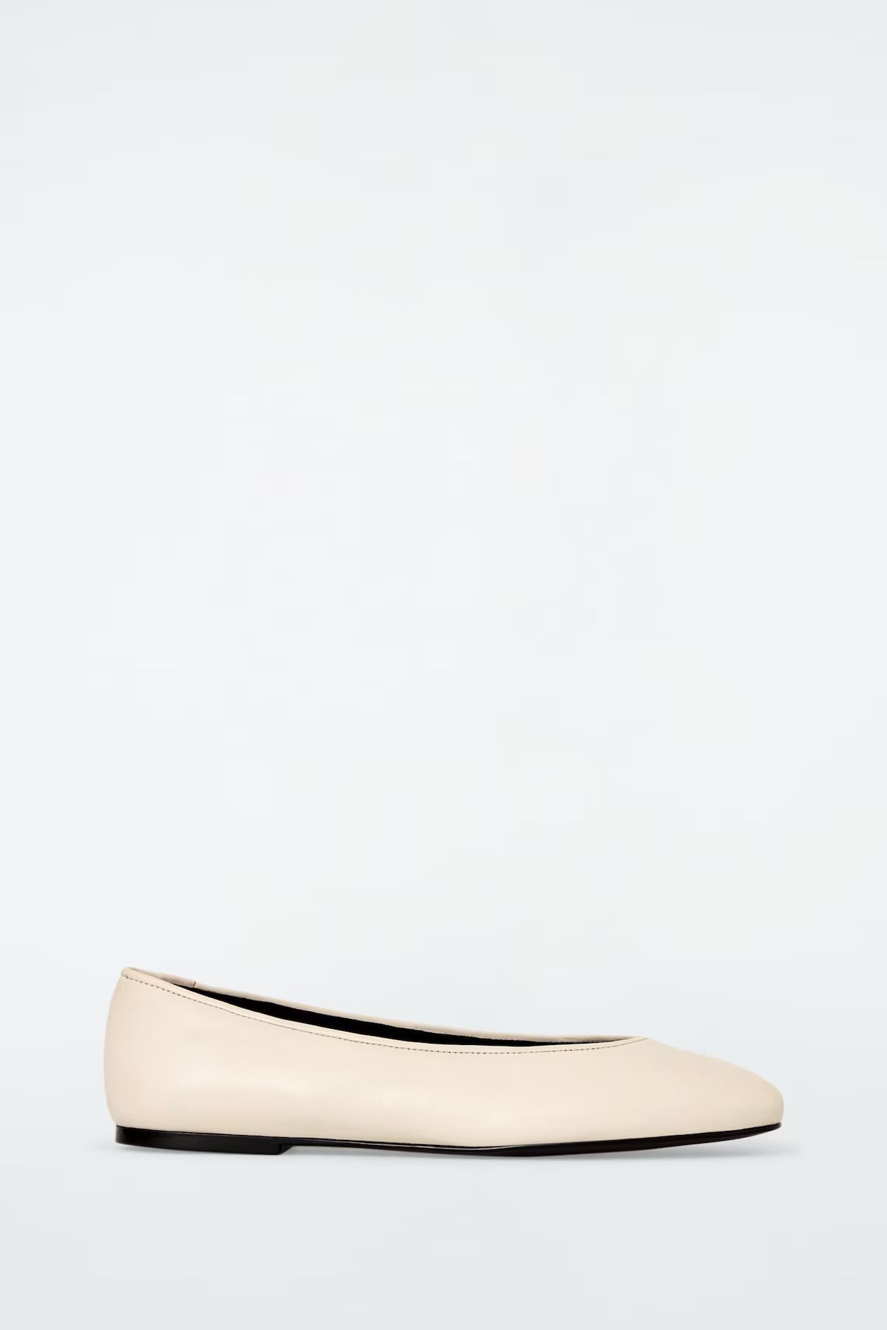 Leather Ballerina Flats