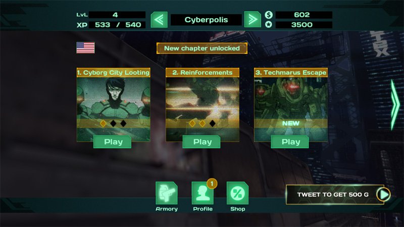 Dead Earth Menu