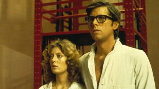 (L-R) Susan Sarandon as Janet Weiss and Barry Bostwick as Brad Majors in "Rocky Horror Picture Show"