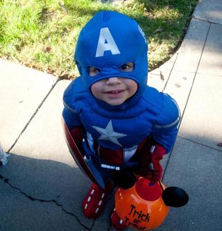 Don’t be a villain on trick or treat – try being a superhero instead.
