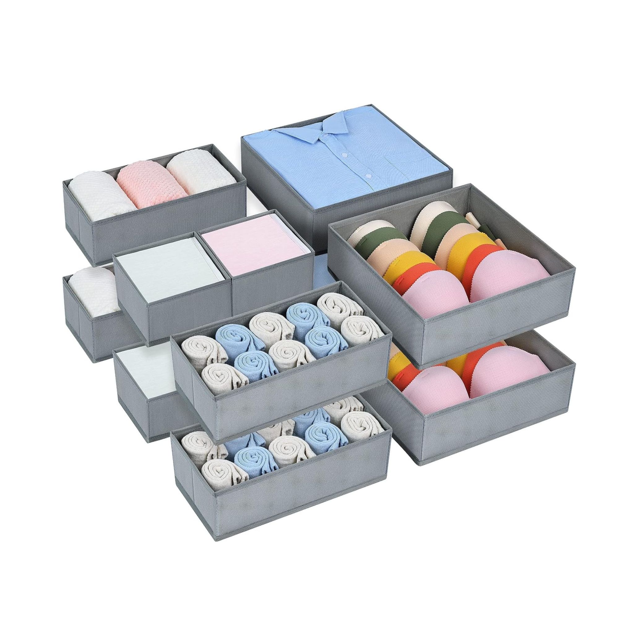 DIMJ 12 Pack Drawer Organisers