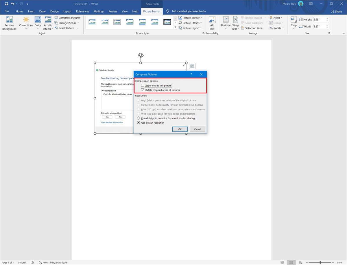 How to reduce document size in Microsoft Word Windows Central