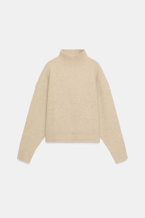 Soft High Neck Knit Jumper