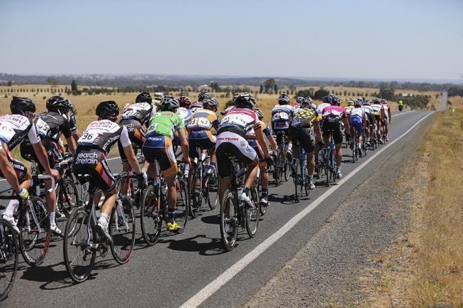 The vast open scenery on route to Bendigo.