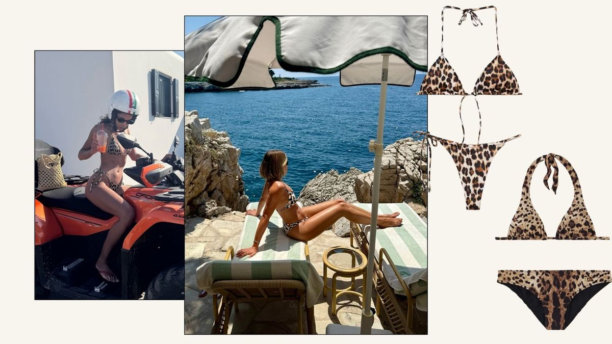 Fact: If It's an Itsy Bitsy Bikini, Elite Dressers Say It Has to Be in This Classic Print
