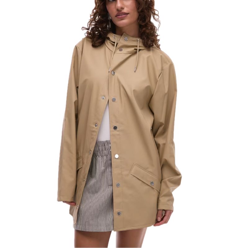 Rains , Rains 12010 unisex waterproof short jacket in sand