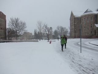 University of Denver snow