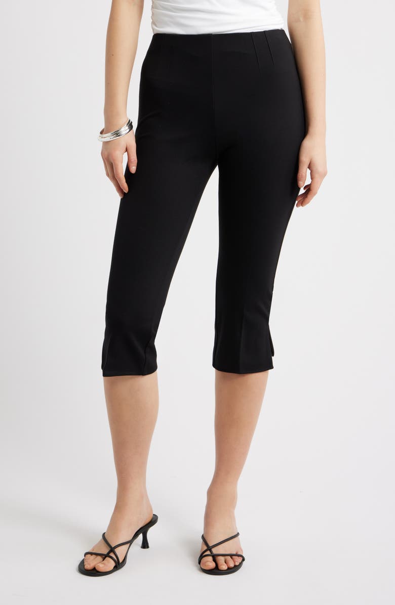 stretch twill capri pants