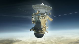 Cassini plunging art