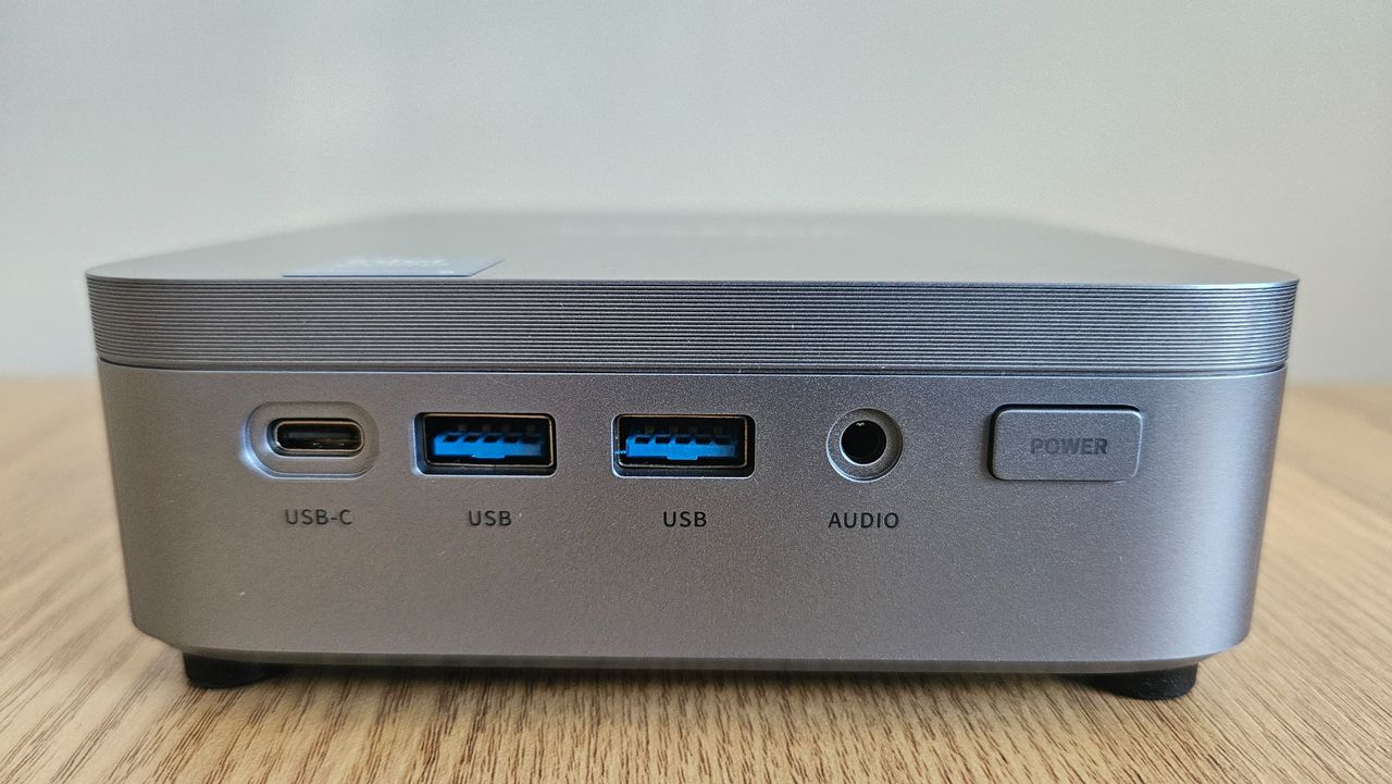 The Acemagic Kron Mini K5 PC on a desk