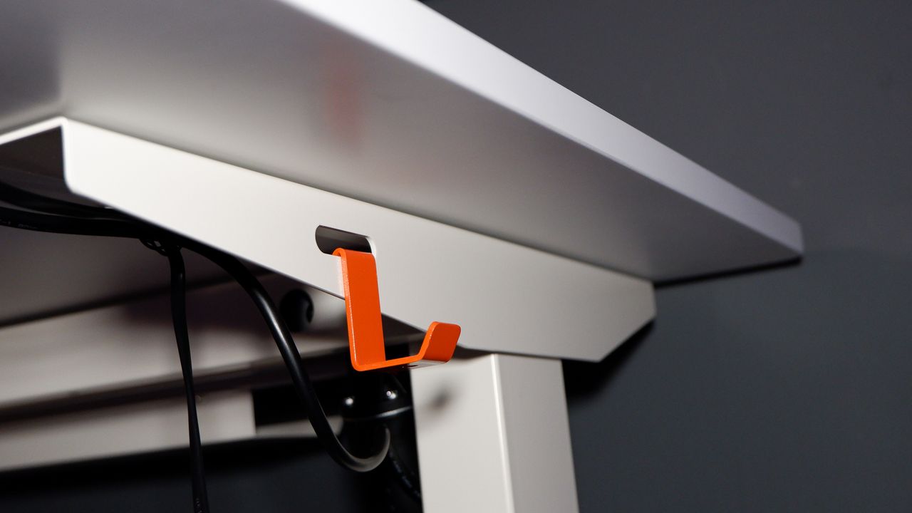An Autonomous SmartDesk 5 being put together and installed in an office.