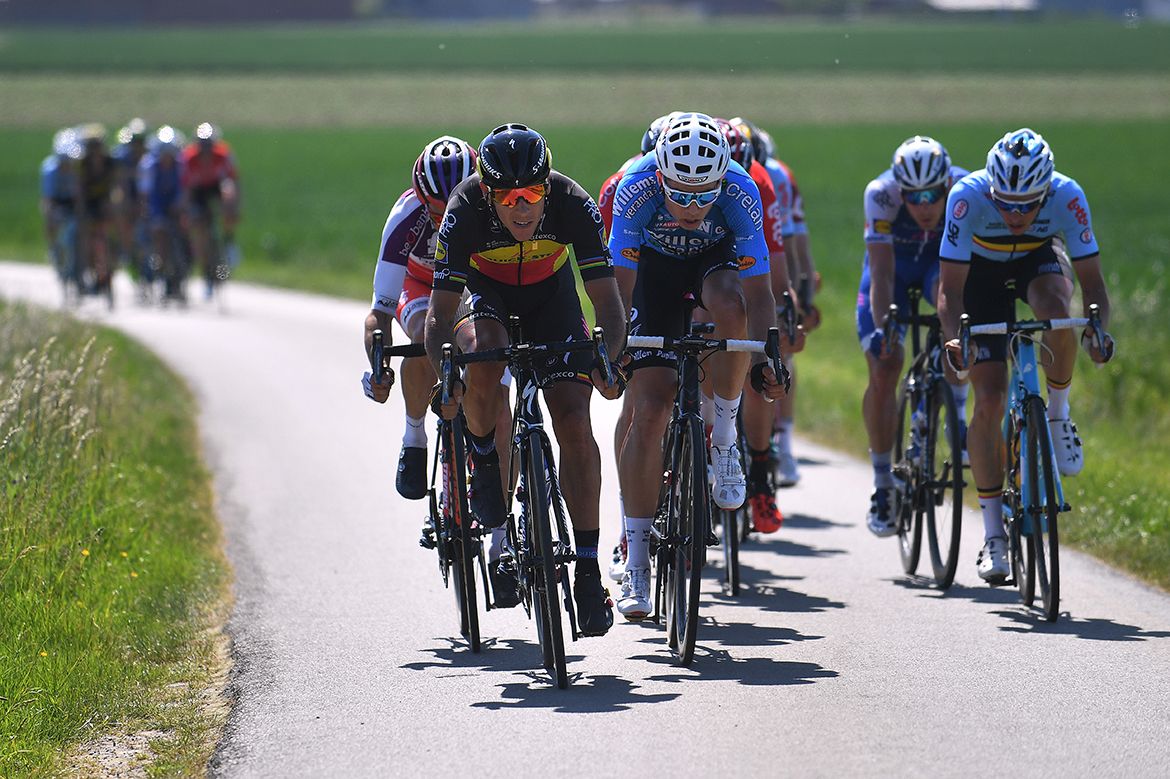 Philippe Gilbert (BMC) leads the breakaway
