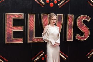 Olivia DeJonge attends the Elvis UK Special Screening at BFI Southbank on May 31 2022 in London England Photo by Mike MarslandWireImage