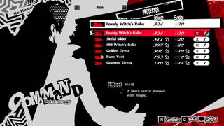 Image of Persona 5 Royal modded so that protagonist Joker is Female