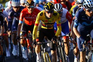 Tirreno Adriatico 2022 - 57th Edition - 4th stage Cascata delle Marmore - Bellante 202 km - 10/03/2022 - Jonas Vingegaard (DEN - Team Jumbo - Visma) - photo Luca Bettini/SprintCyclingAgencyÂ©2022