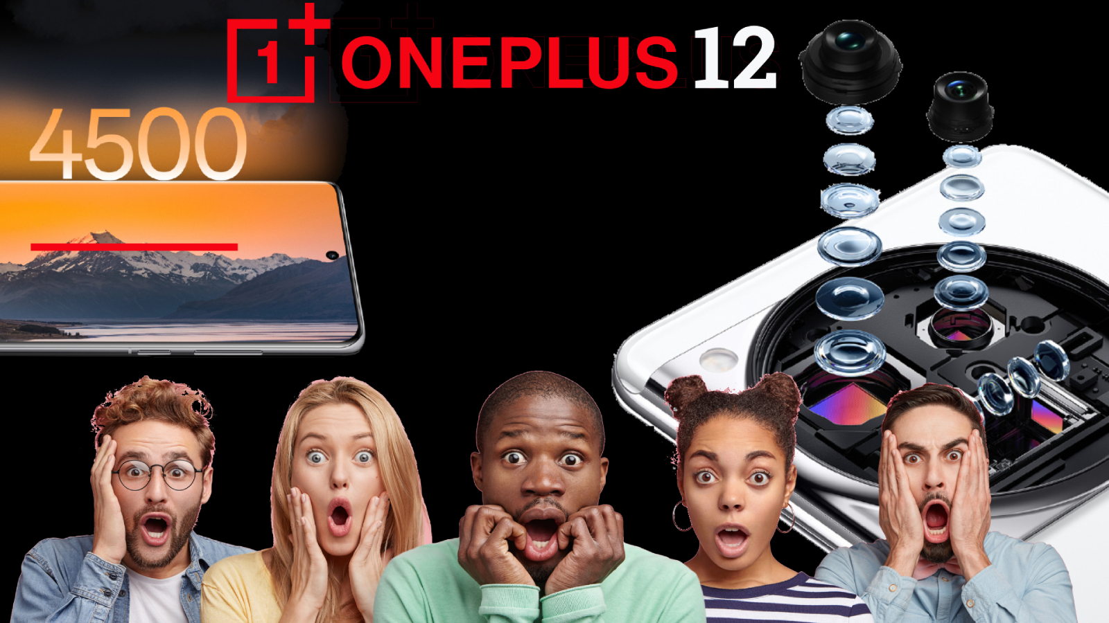 OnePlus 12's crazy 4,500 nit display outshines iPhone 15 Pro Max
