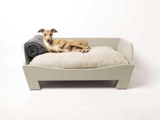 Raised Wooden Dog Bed by Charley Chau
