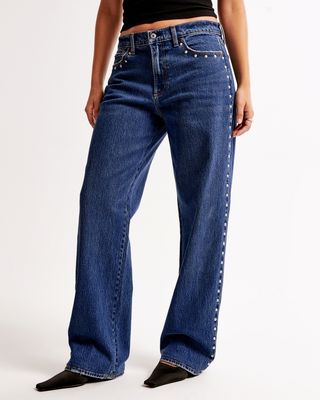 Abercrombie & Fitch, Curve Love Low Rise Baggy Jean