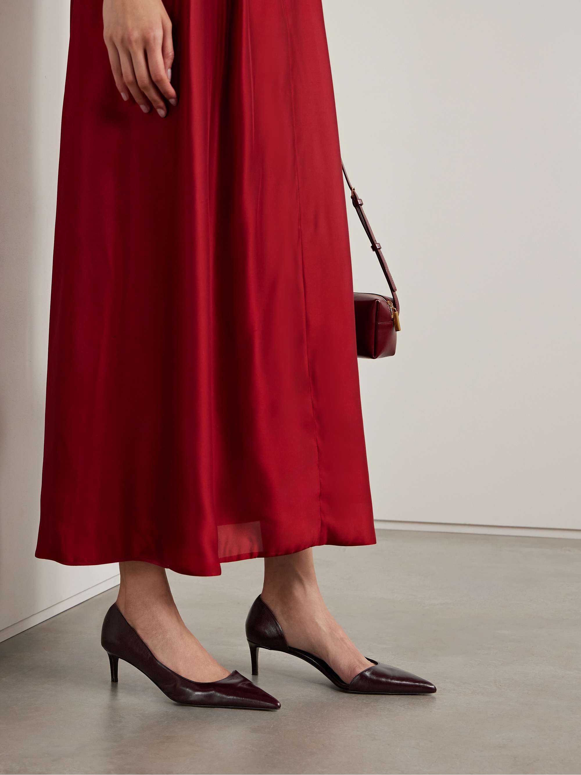 Khaite, Jett leather pumps