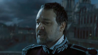 Russell Crowe in Les Miserables.
