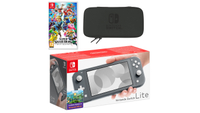 Nintendo Switch Lite | Grey | Super Smash Bros. Ultimate | Carry case | £259.99 | Available now