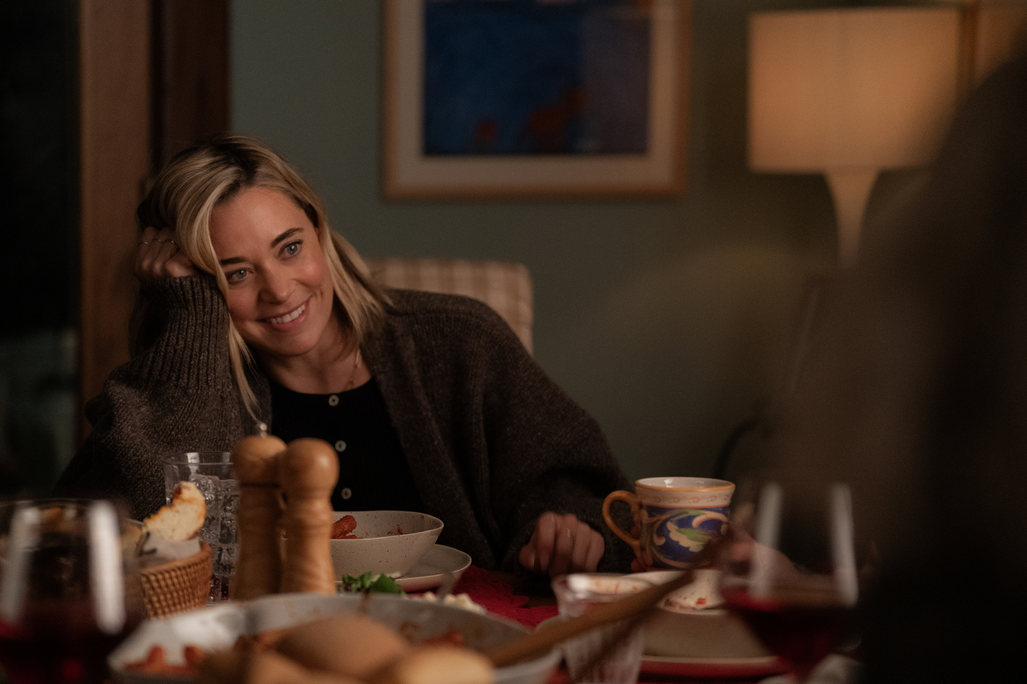 Erica Henningsen as Ginny in Episode 108 of The Four Seasons.