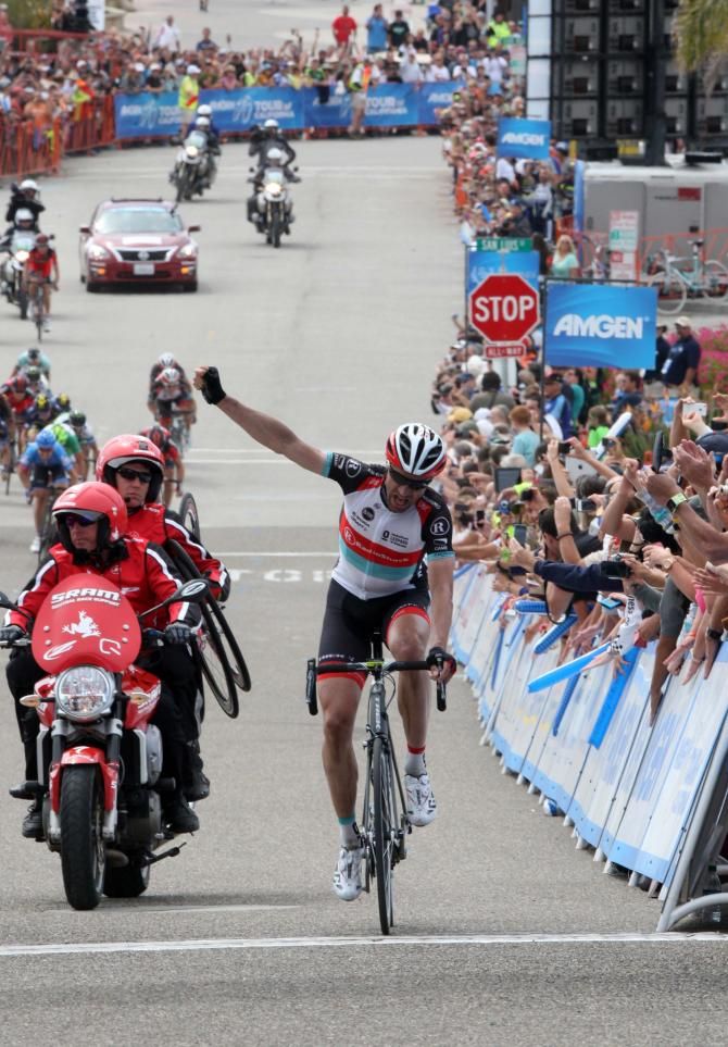 Jens Voigt (RadioShack Leopard) wins Stage 5 after a late solo attack at the Tour of California