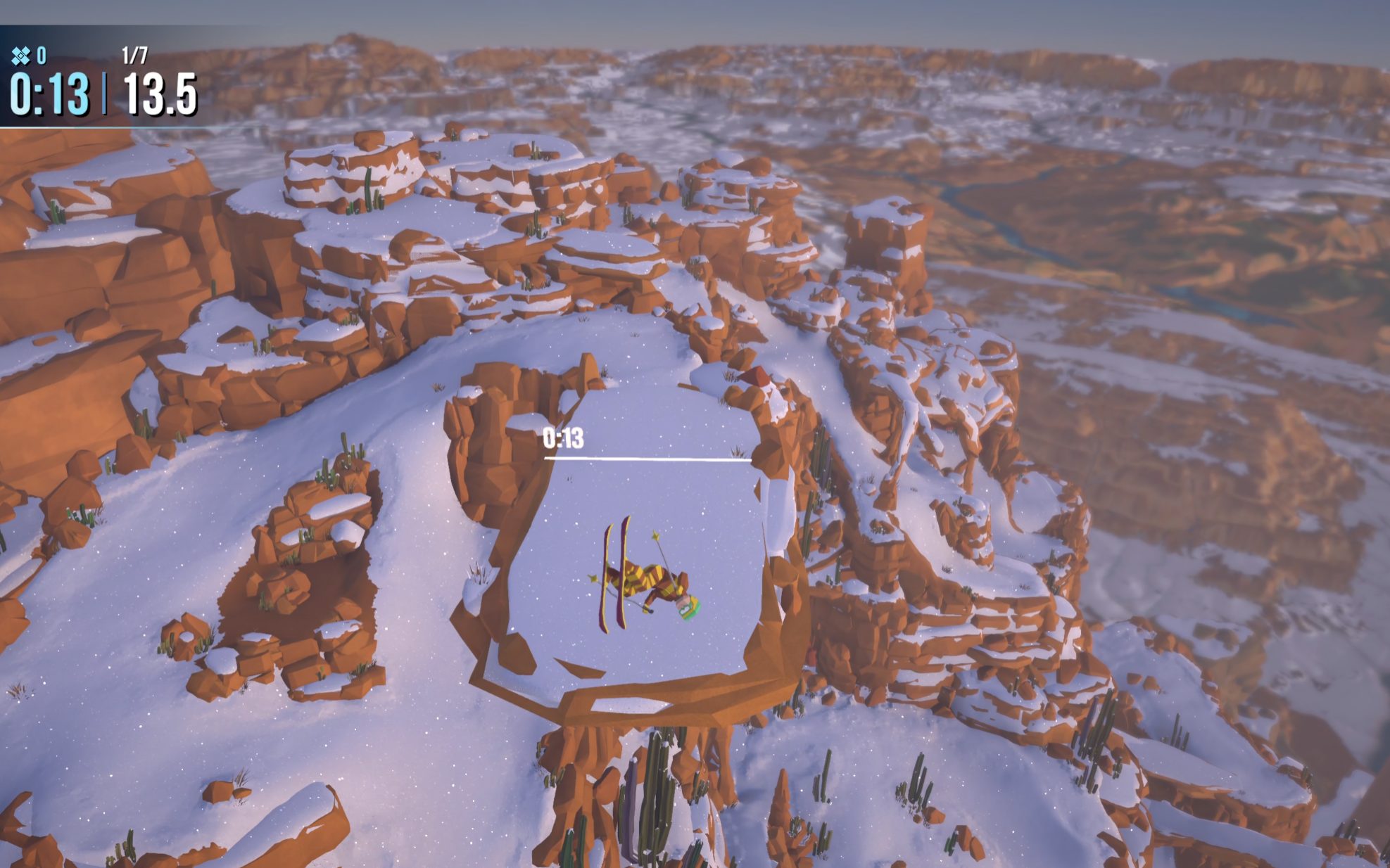 Lonely Mountains Snow Riders screenshots depicting in-game action