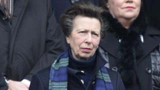 Princess Anne attends the RBS Six Nations match between France and Scotland