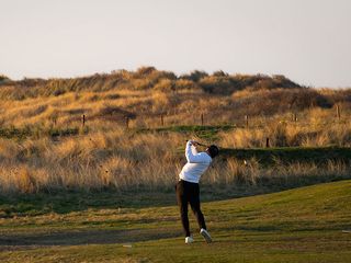 a junior golfer at seaton carew