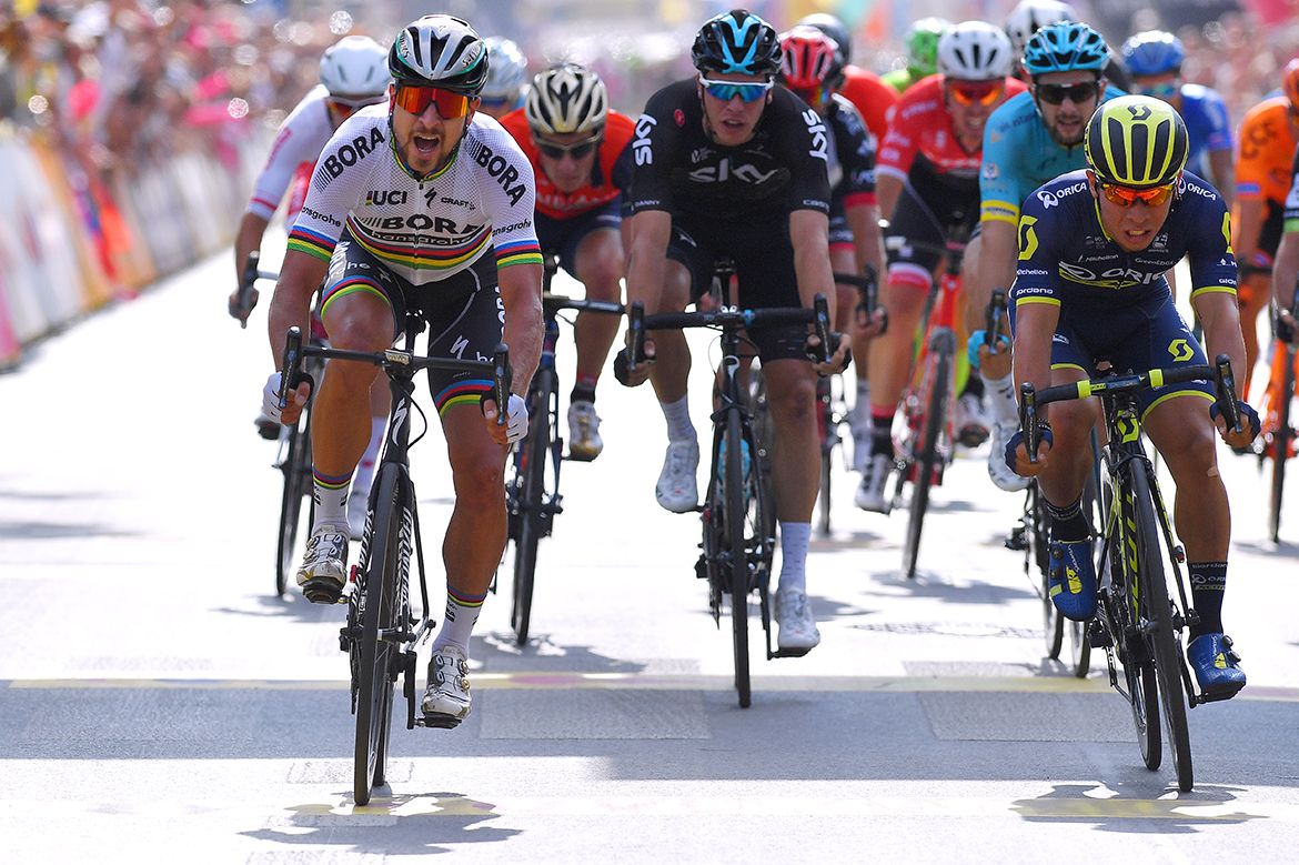 Peter Sagan wins stage 1 of the Tour de Pologne.