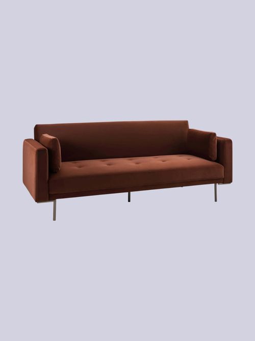 Hudson Click Clack Sofa Bed - Terracotta