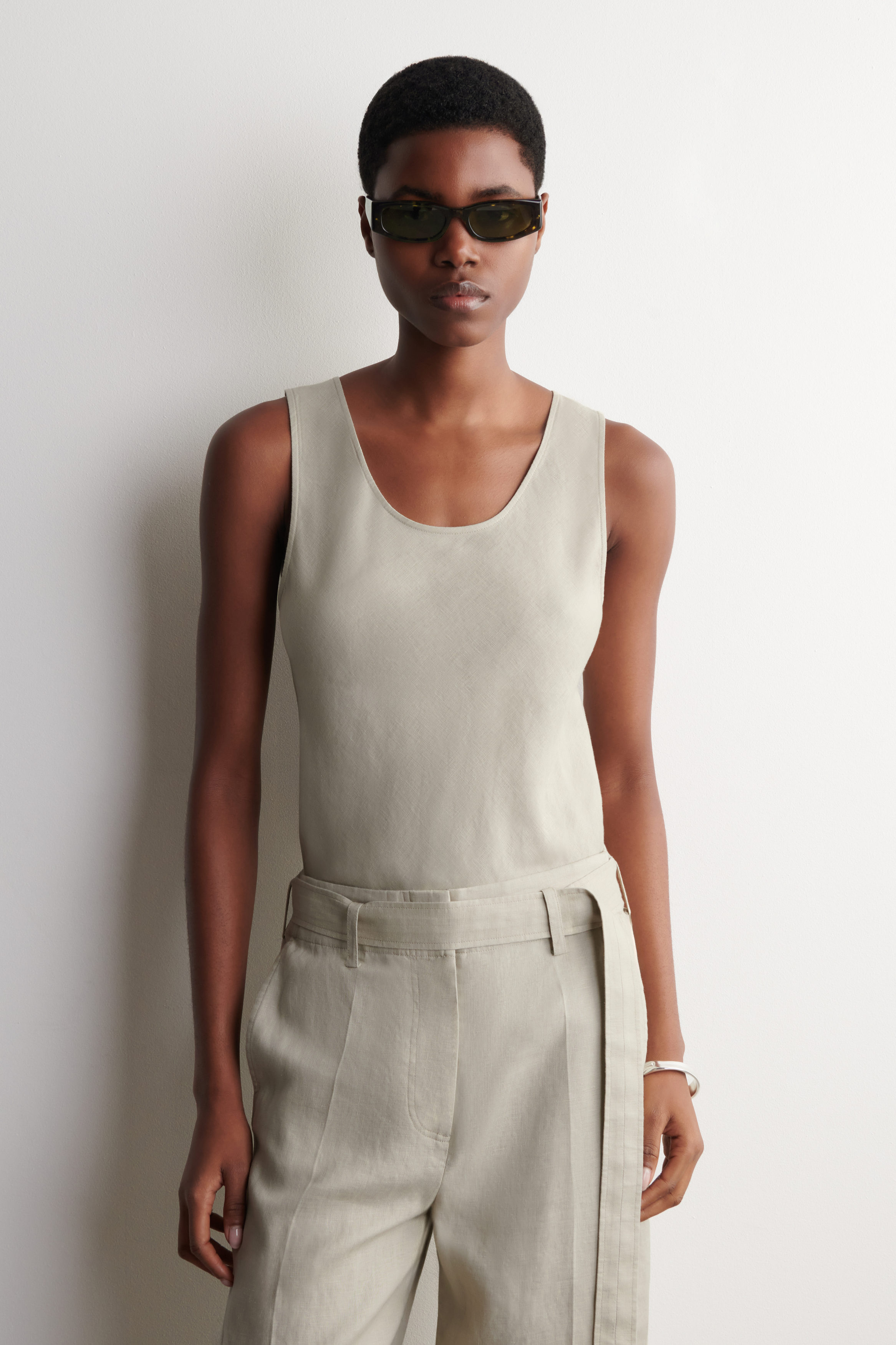 COS Linen Tank Top