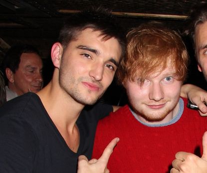 Tom Parker and Ed Sheeran in 2013