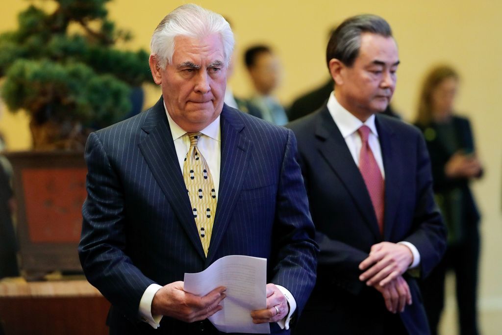 Secretary of State Rex Tillerson.